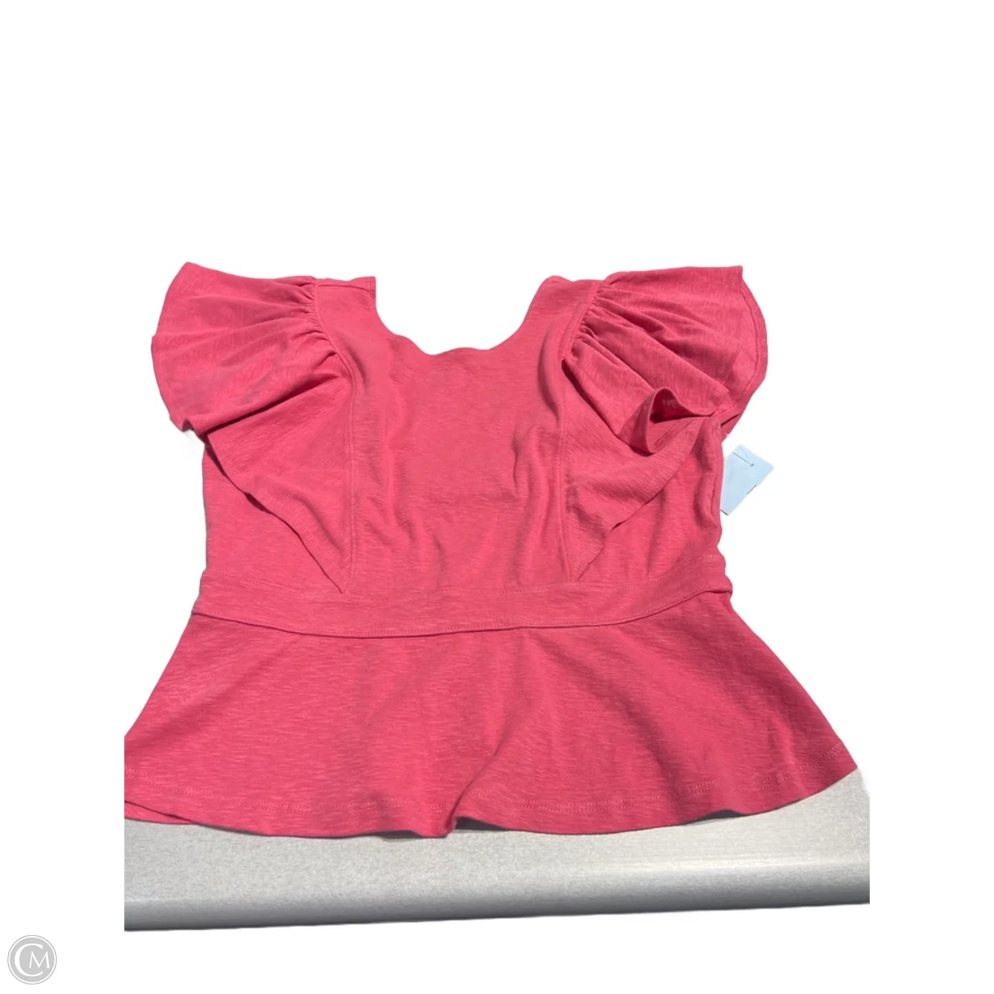 Top Short Sleeve By Banana Republic In Pink, Size: S