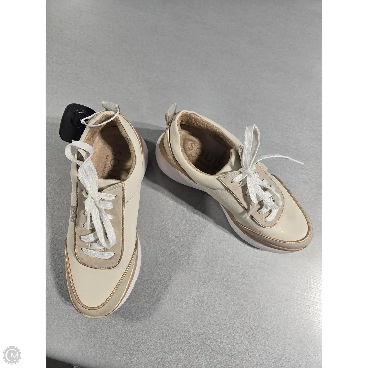 Shoes Sneakers By Cmc In Tan, Size: 7