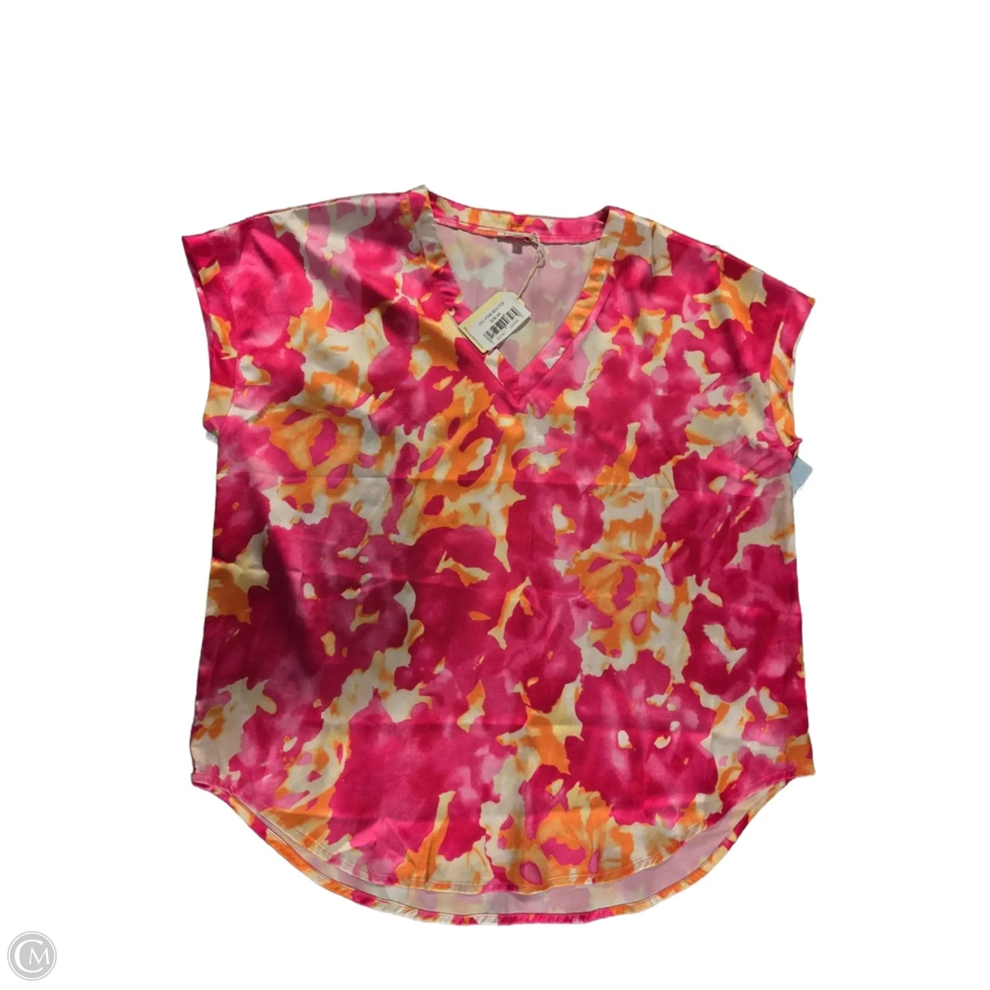 Blouse Short Sleeve By Jodifl In Pink, Size: S