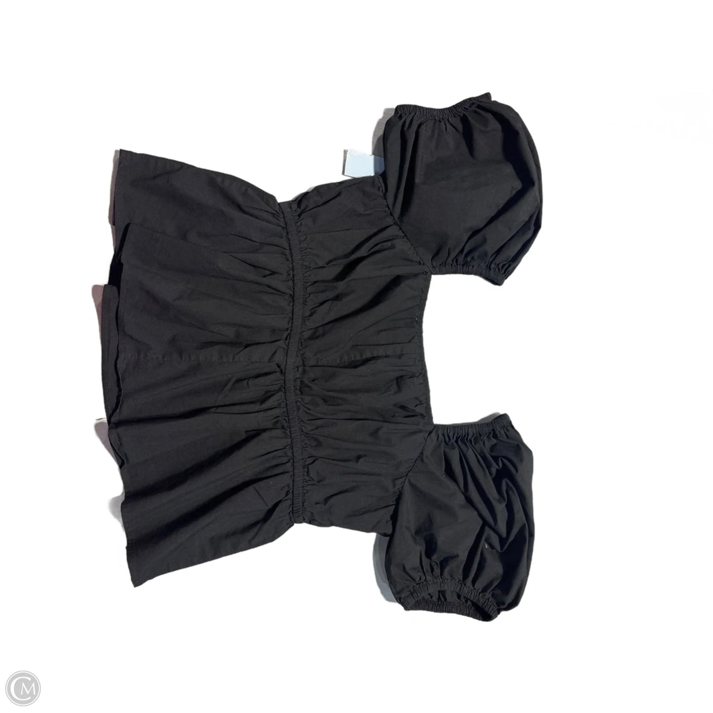 Top Short Sleeve By Express In Black, Size: L