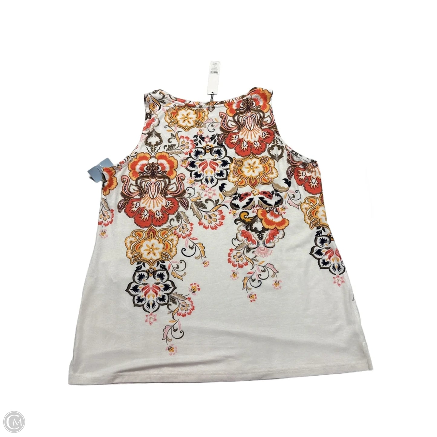 Tank Top By Chicos In Orange, Size: L