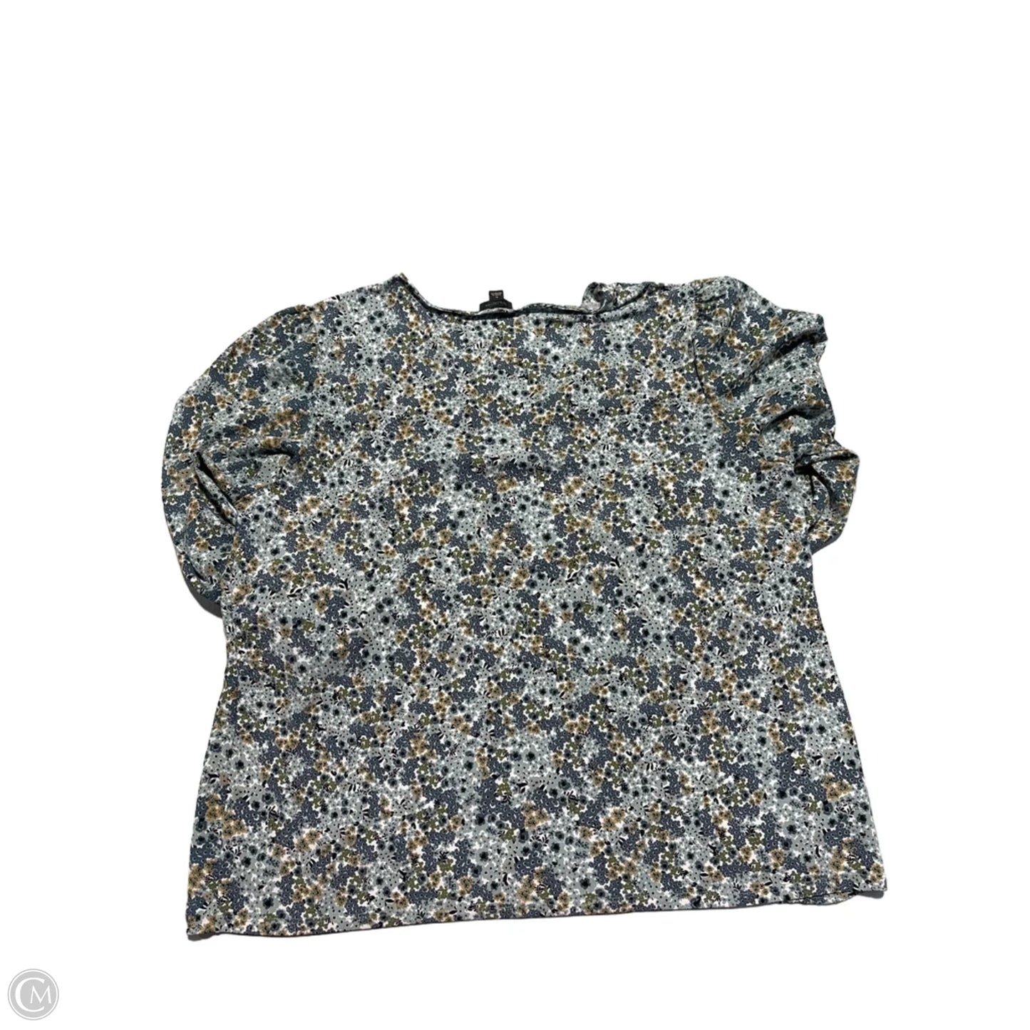 Blouse Long Sleeve By Ann Taylor In Floral Print, Size: Xl