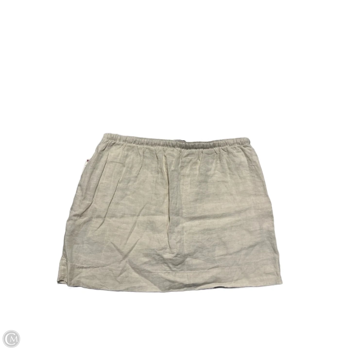 Skirt Mini & Short By C And C In Cream, Size: Xl