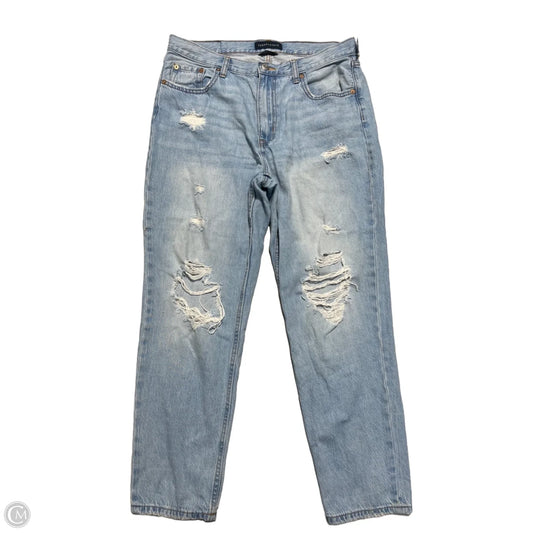 Jeans Straight By Aeropostale In Blue Denim, Size: 10