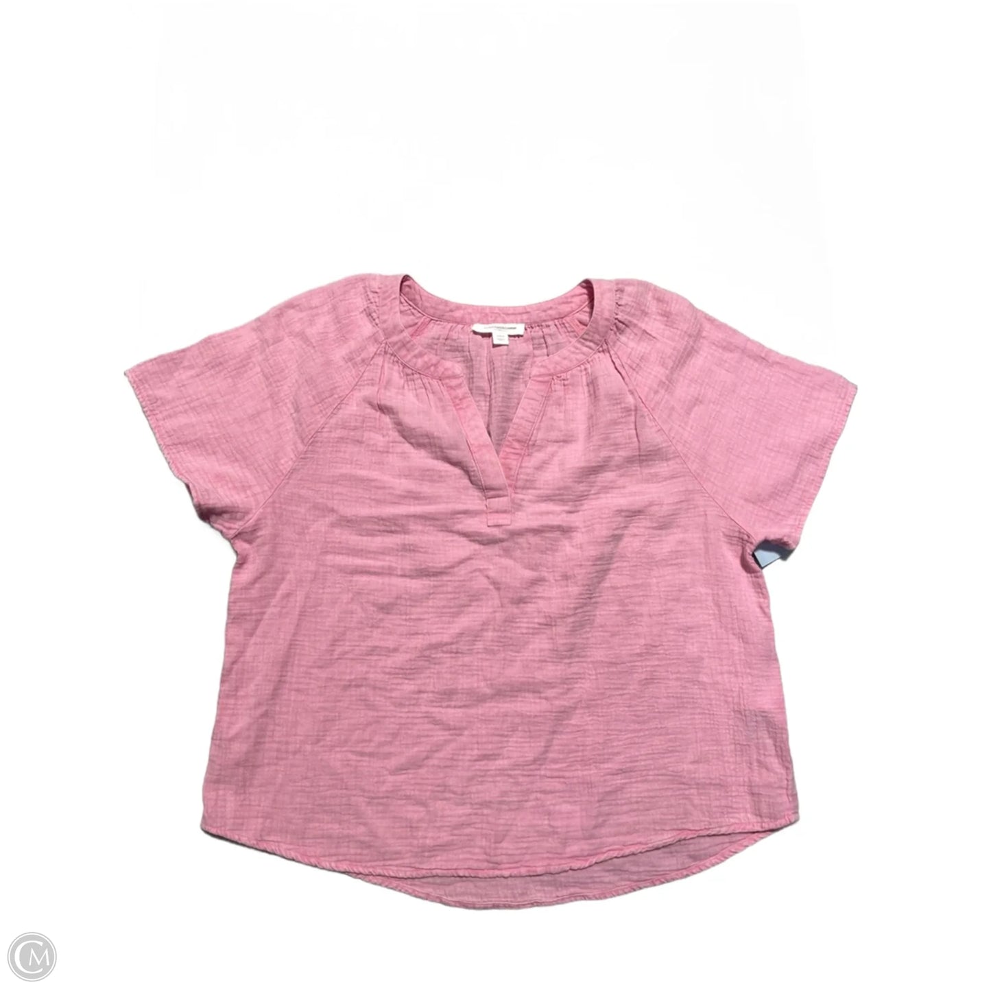 Top Short Sleeve By Beachlunchlounge In Pink, Size: M