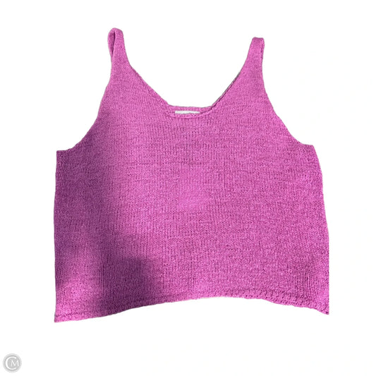 Tank Top By Joa In Pink, Size: M