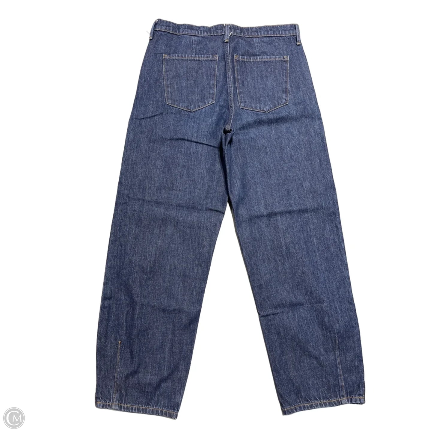 Jeans Straight By Banana Republic In Blue Denim, Size: 6