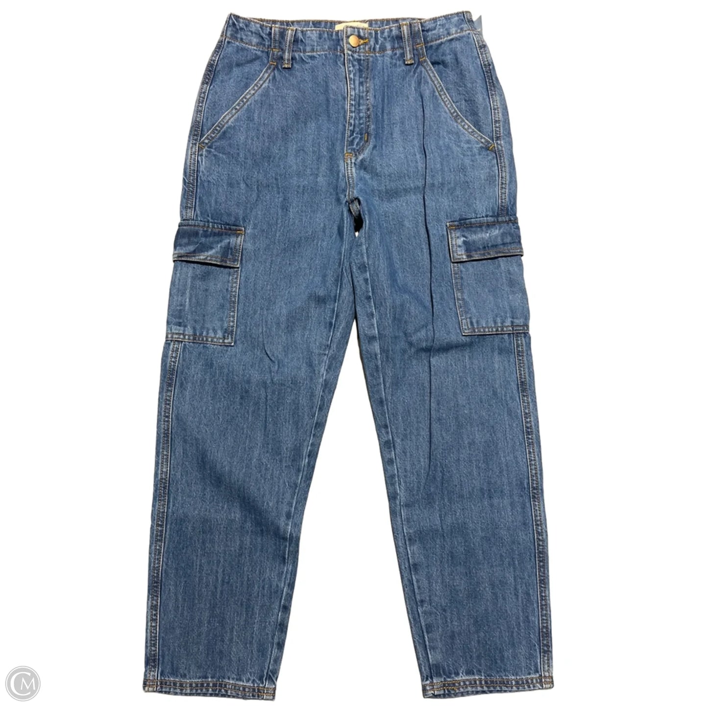 Jeans Straight By Universal Thread In Blue Denim, Size: 6