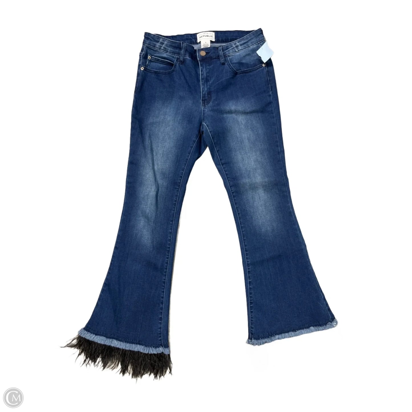 Jeans Boot Cut By Cmc In Blue Denim, Size: 6