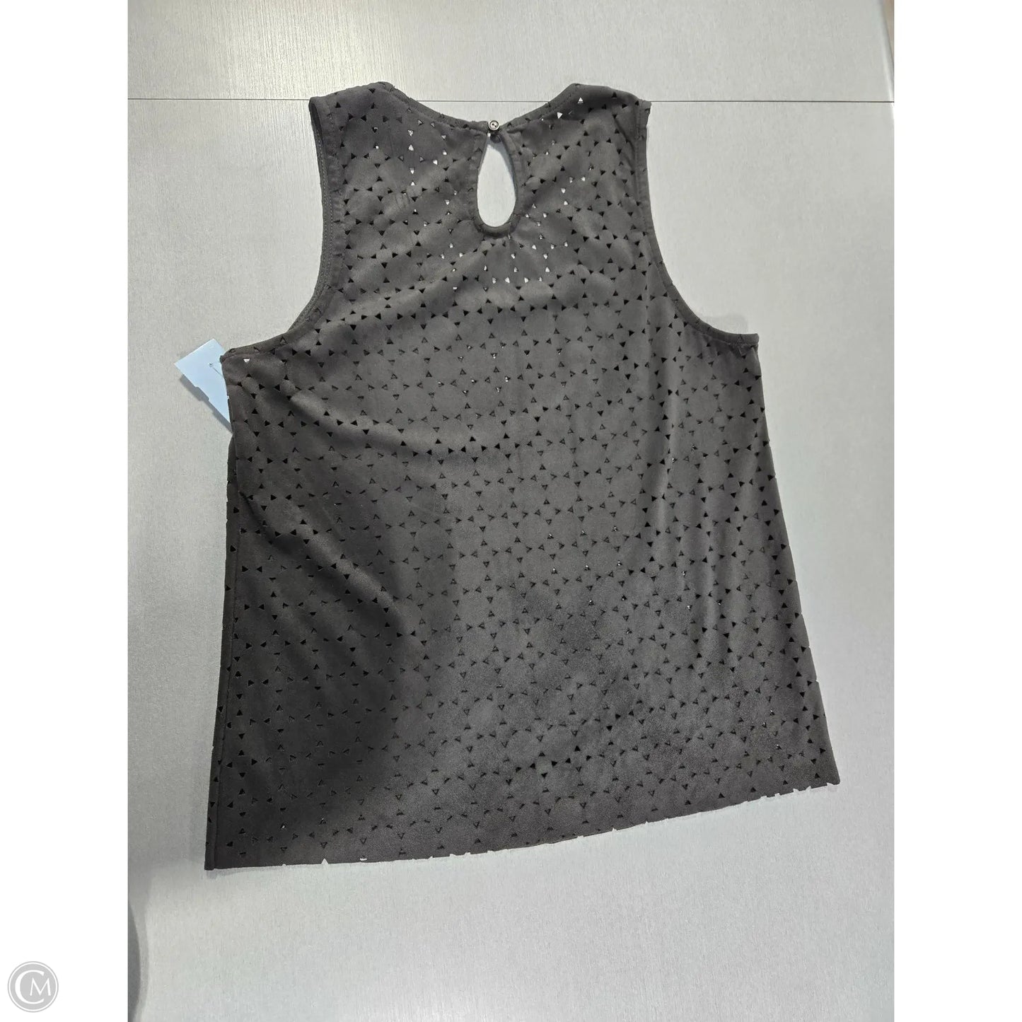 Tank Top By Sans Souci In Grey, Size: S