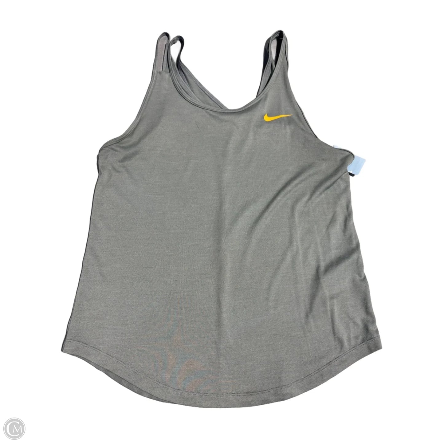 Athletic Tank Top By Nike In Grey, Size: S