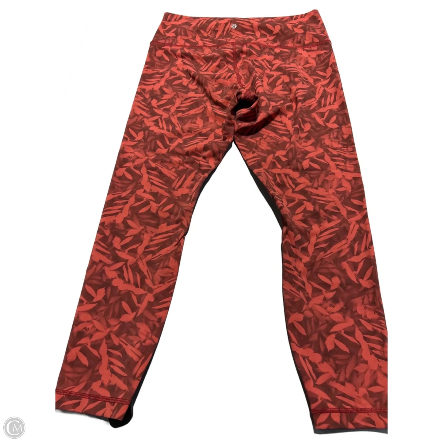 Athletic Leggings By Lululemon In Red, Size: 14