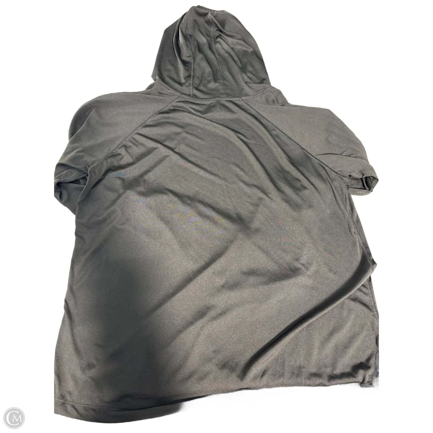 Athletic Top Long Sleeve Hoodie By Under Armour In Black, Size: Xl