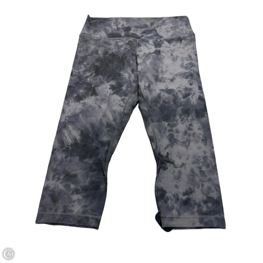 Athletic Leggings Capris By Lululemon In Grey, Size: 14