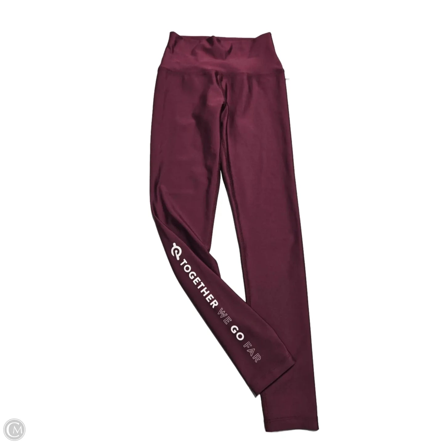 Athletic Leggings By Peloton In Maroon, Size: S