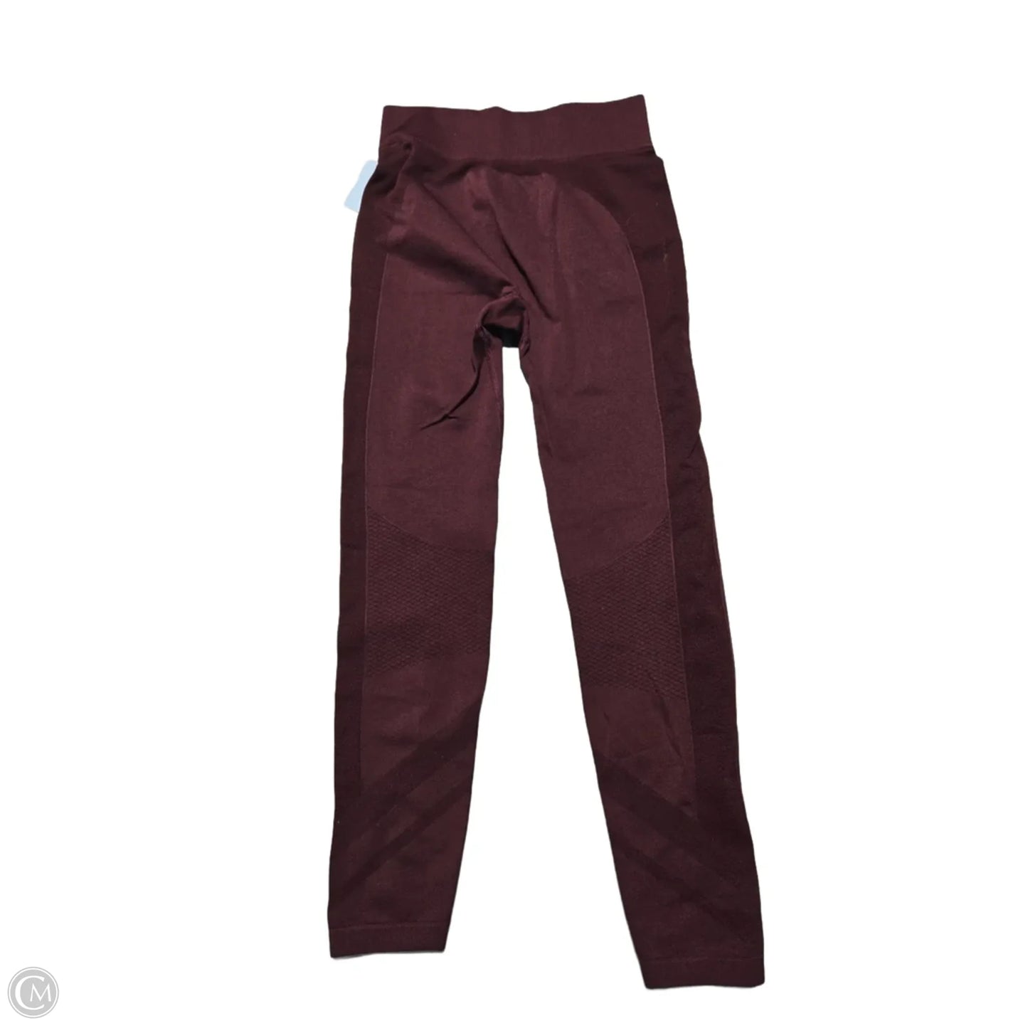 Athletic Leggings By Cmc In Maroon, Size: S
