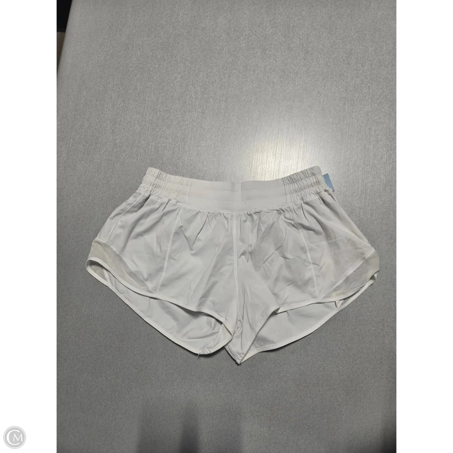 Athletic Shorts By Lululemon In White, Size: 8