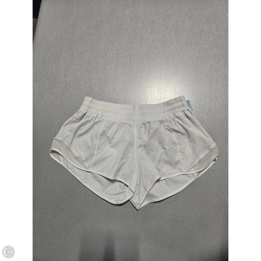 Athletic Shorts By Lululemon In White, Size: 8