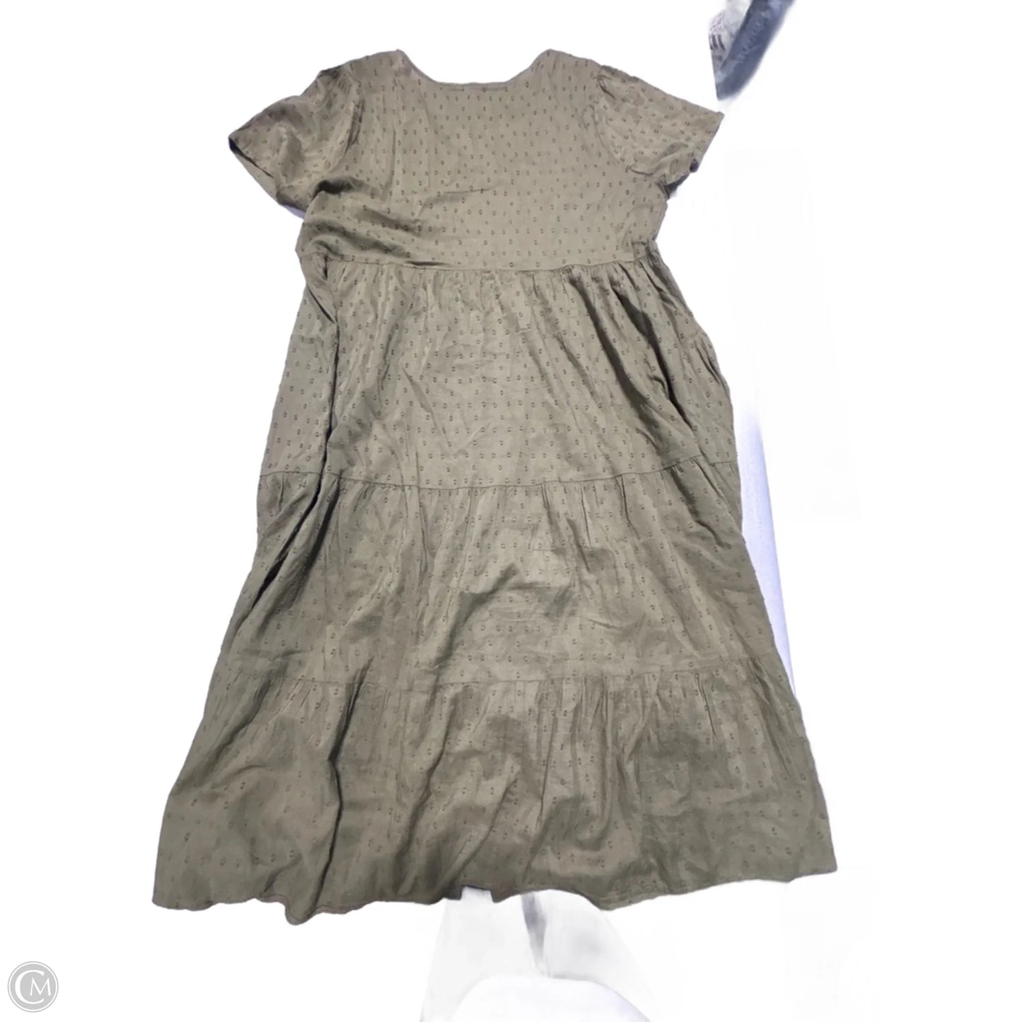 Dress Casual Maxi By Cmc In Green, Size: Xl