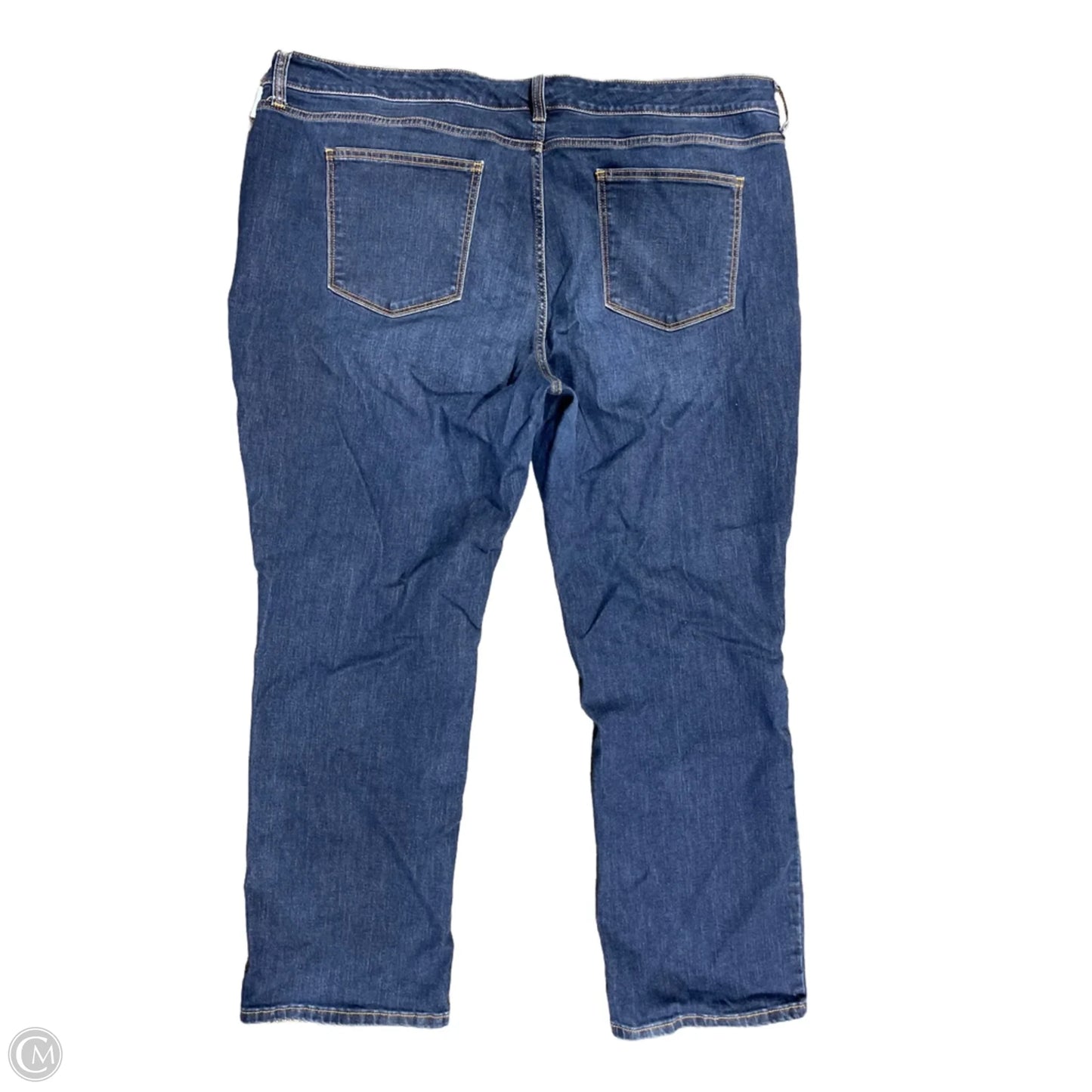 Jeans Straight By St Johns Bay In Blue Denim, Size: 24