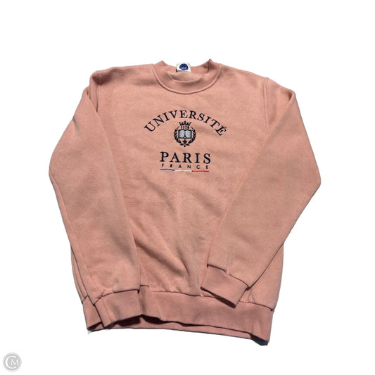 Sweatshirt Crewneck By Cmc In Pink, Size: L