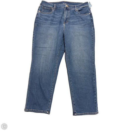 Jeans Straight By Cmc In Blue Denim, Size: 14