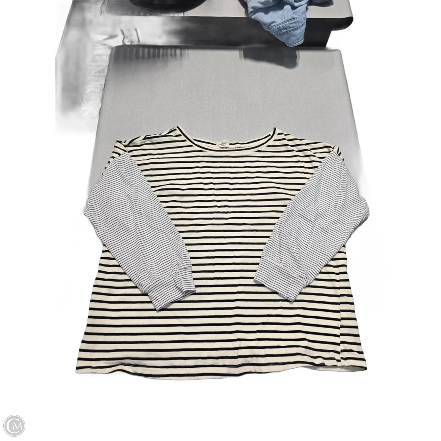 Top Long Sleeve By Bibi In Striped Pattern, Size: Xl