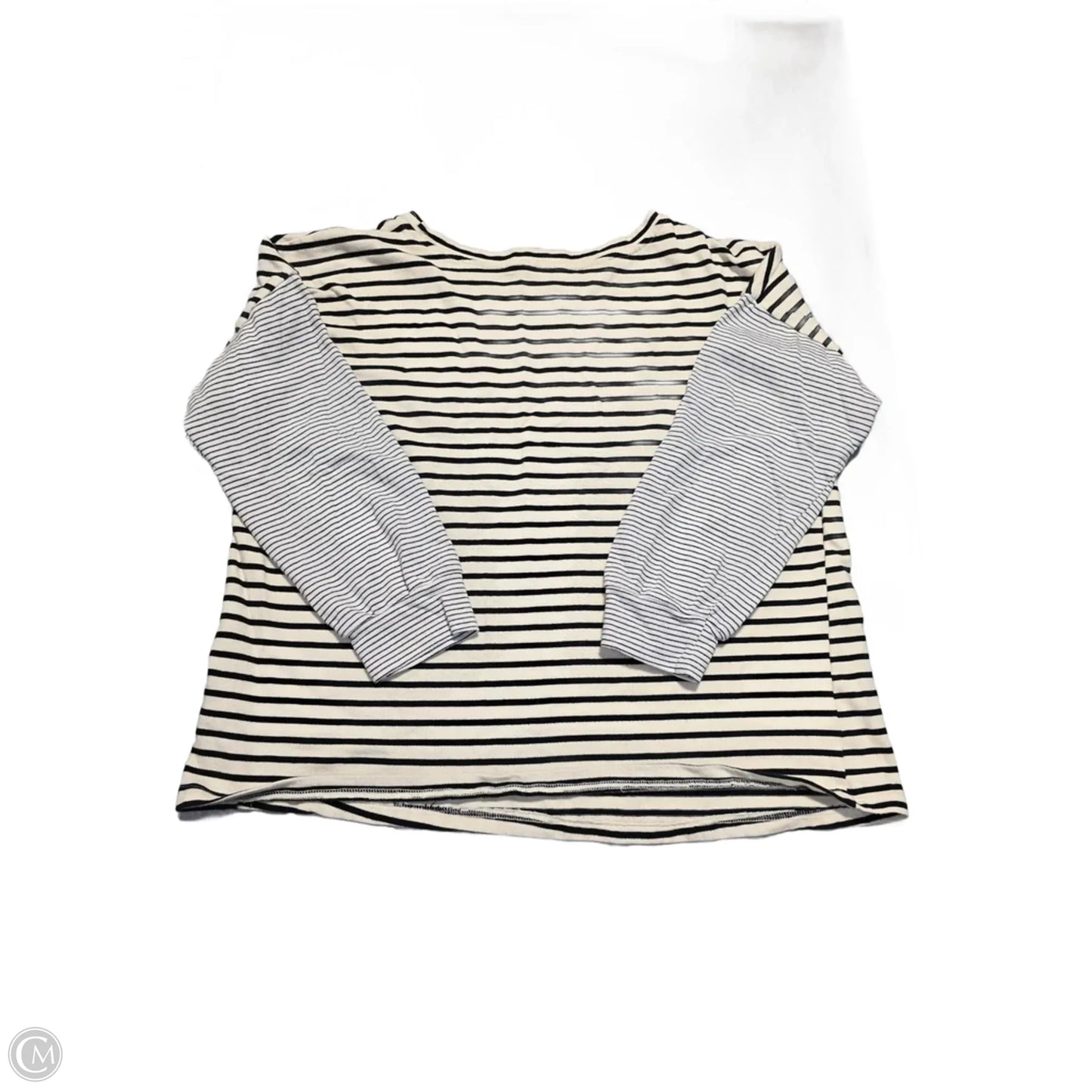 Top Long Sleeve By Bibi In Striped Pattern, Size: Xl