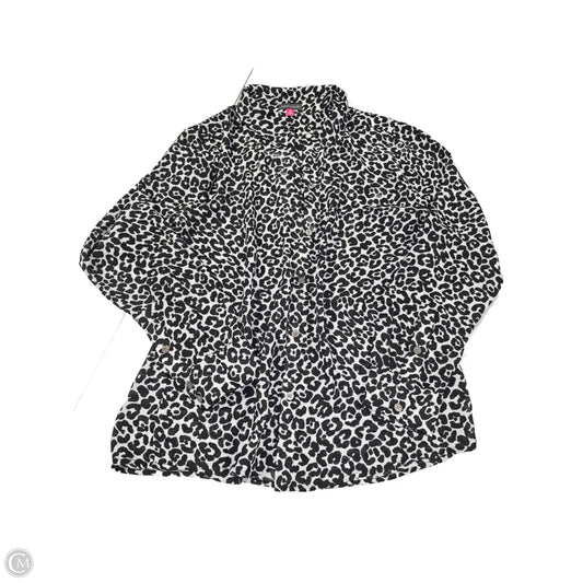Blouse Long Sleeve By Vince Camuto In Animal Print, Size: M