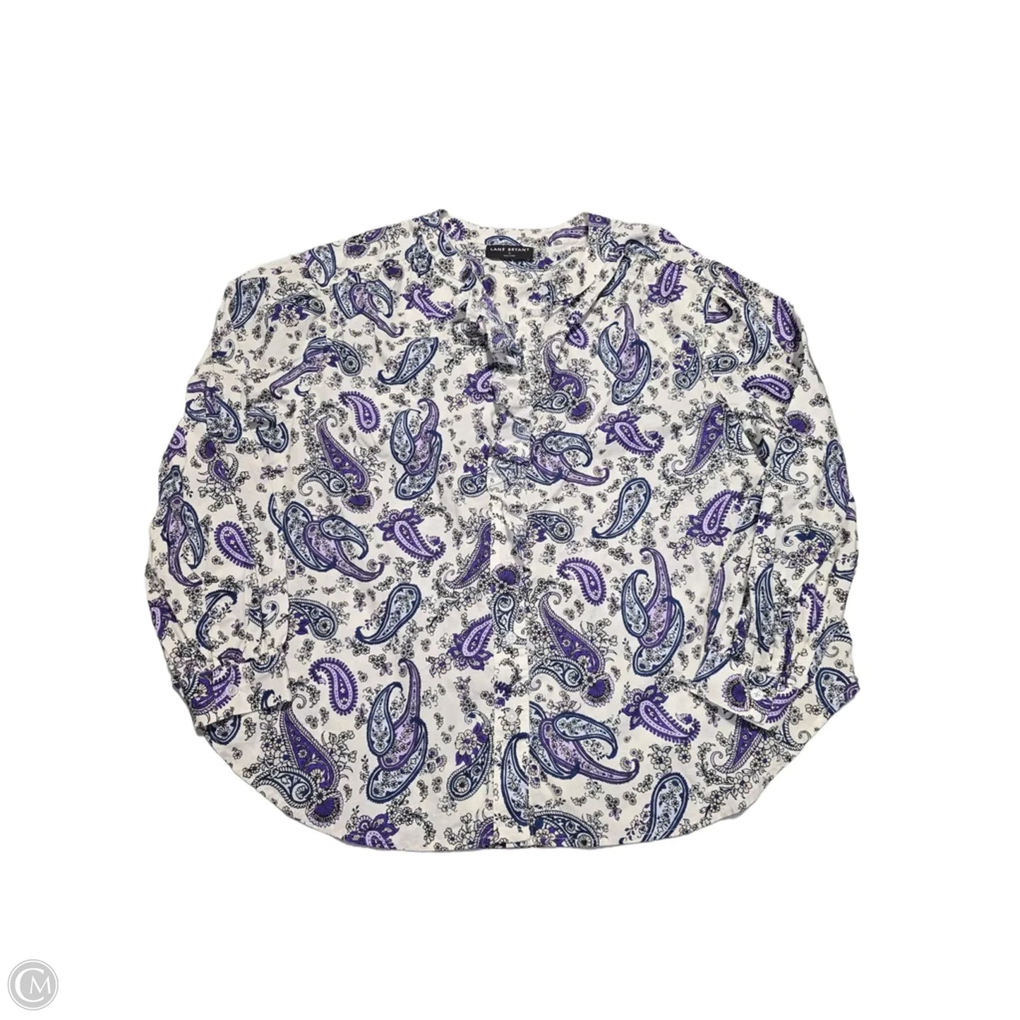 Top Long Sleeve By Lane Bryant In Floral Print, Size: Xl