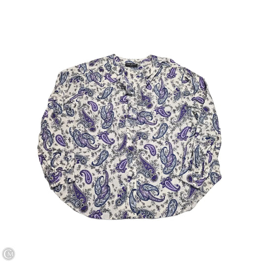 Top Long Sleeve By Lane Bryant In Floral Print, Size: Xl