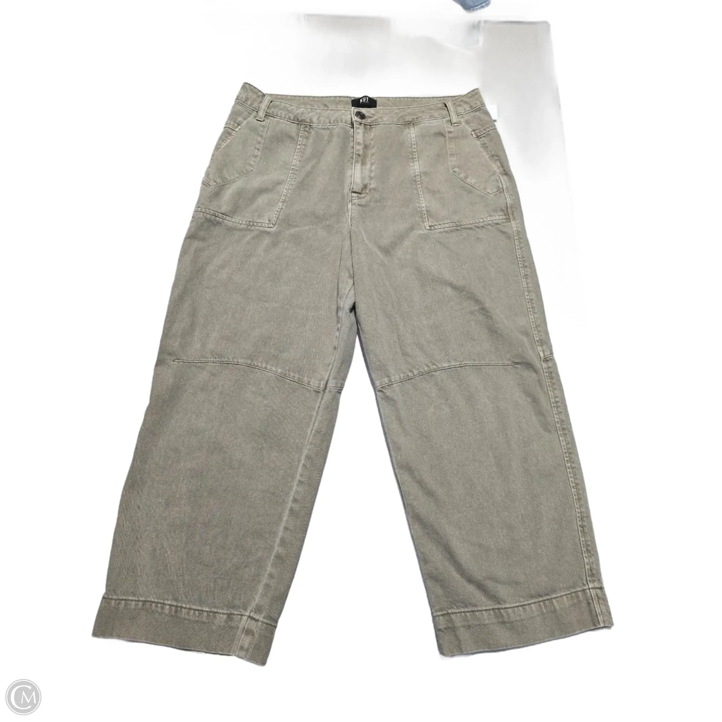 Jeans Straight By Kut In Brown, Size: 14