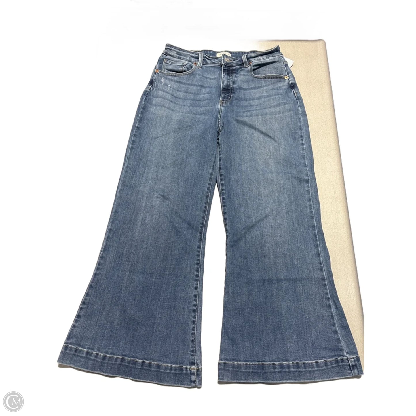 Jeans Wide Leg By Cmc In Blue Denim, Size: 12