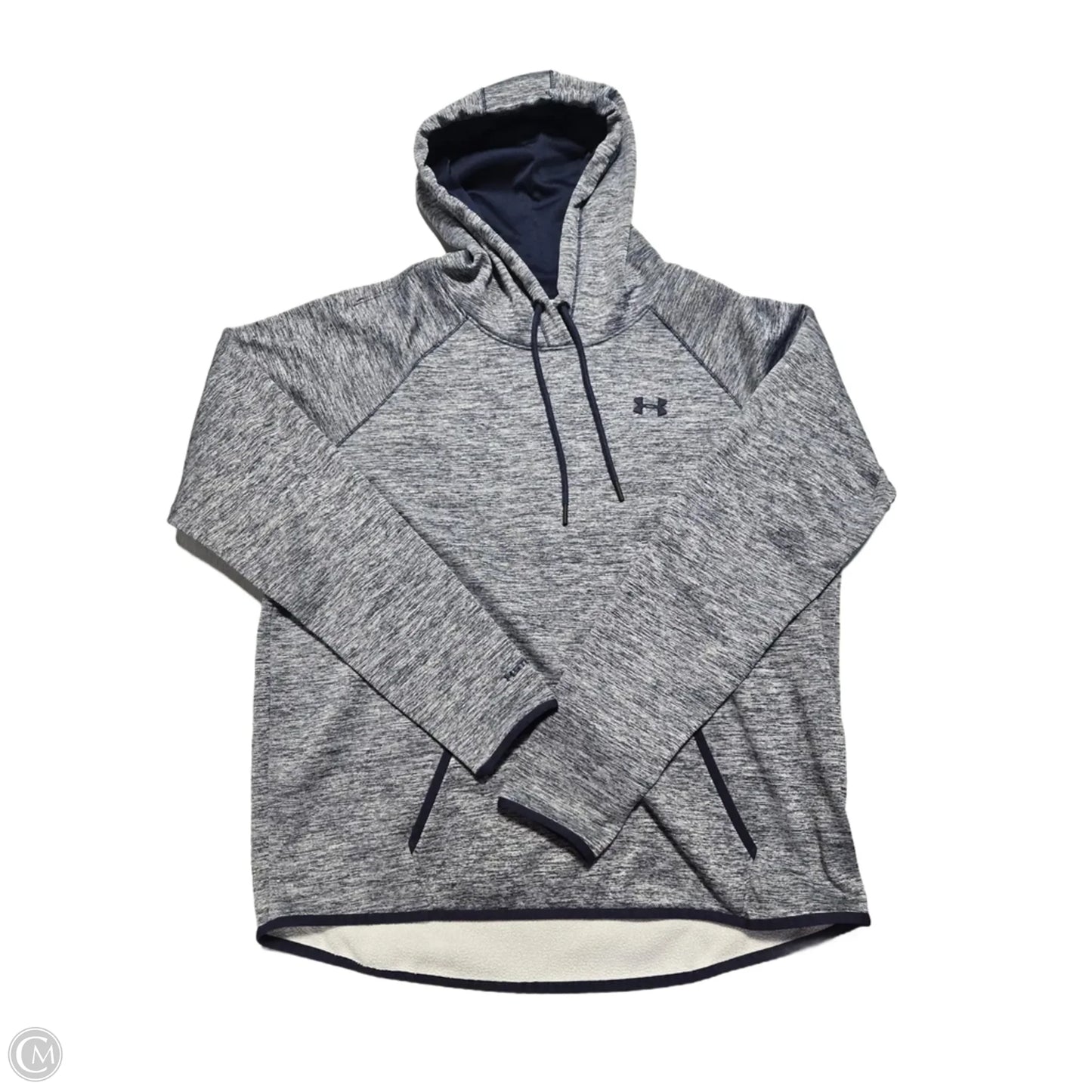 Athletic Sweatshirt Hoodie By Under Armour In Blue, Size: Xl