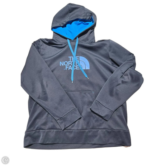 Athletic Sweatshirt Hoodie By The North Face In Blue, Size: Xl