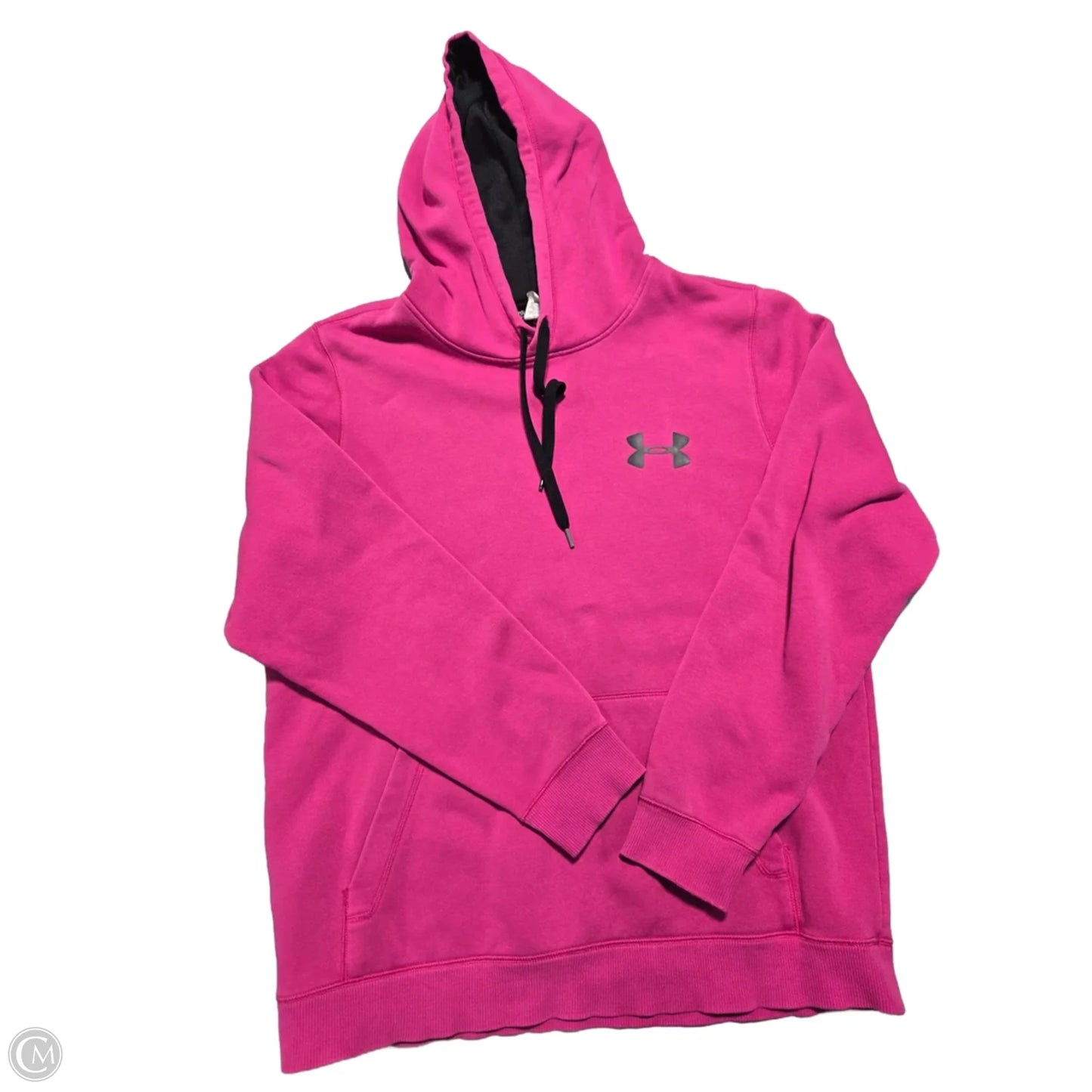 Athletic Sweatshirt Hoodie By Under Armour In Pink, Size: L