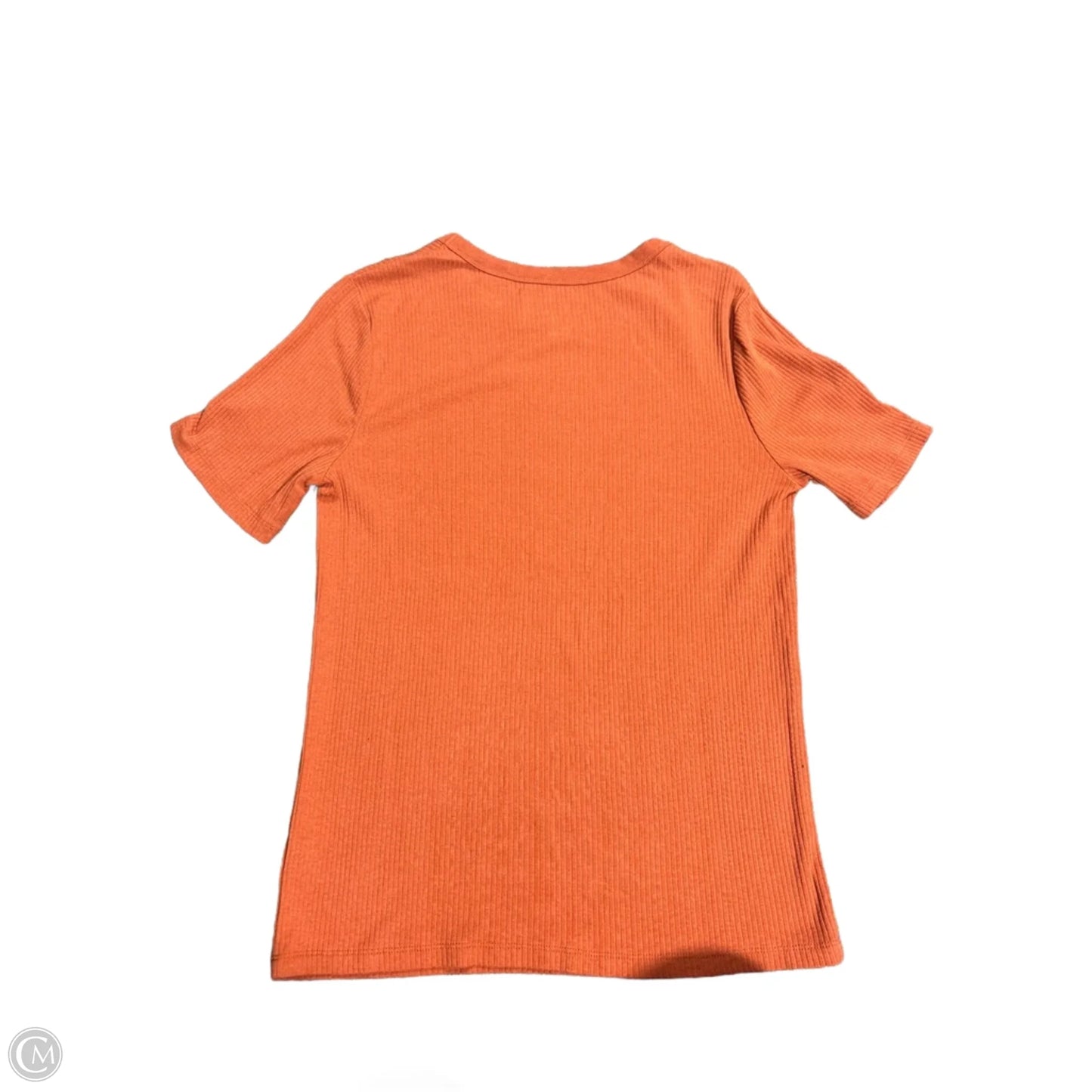 Top Short Sleeve By A New Day In Orange, Size: L