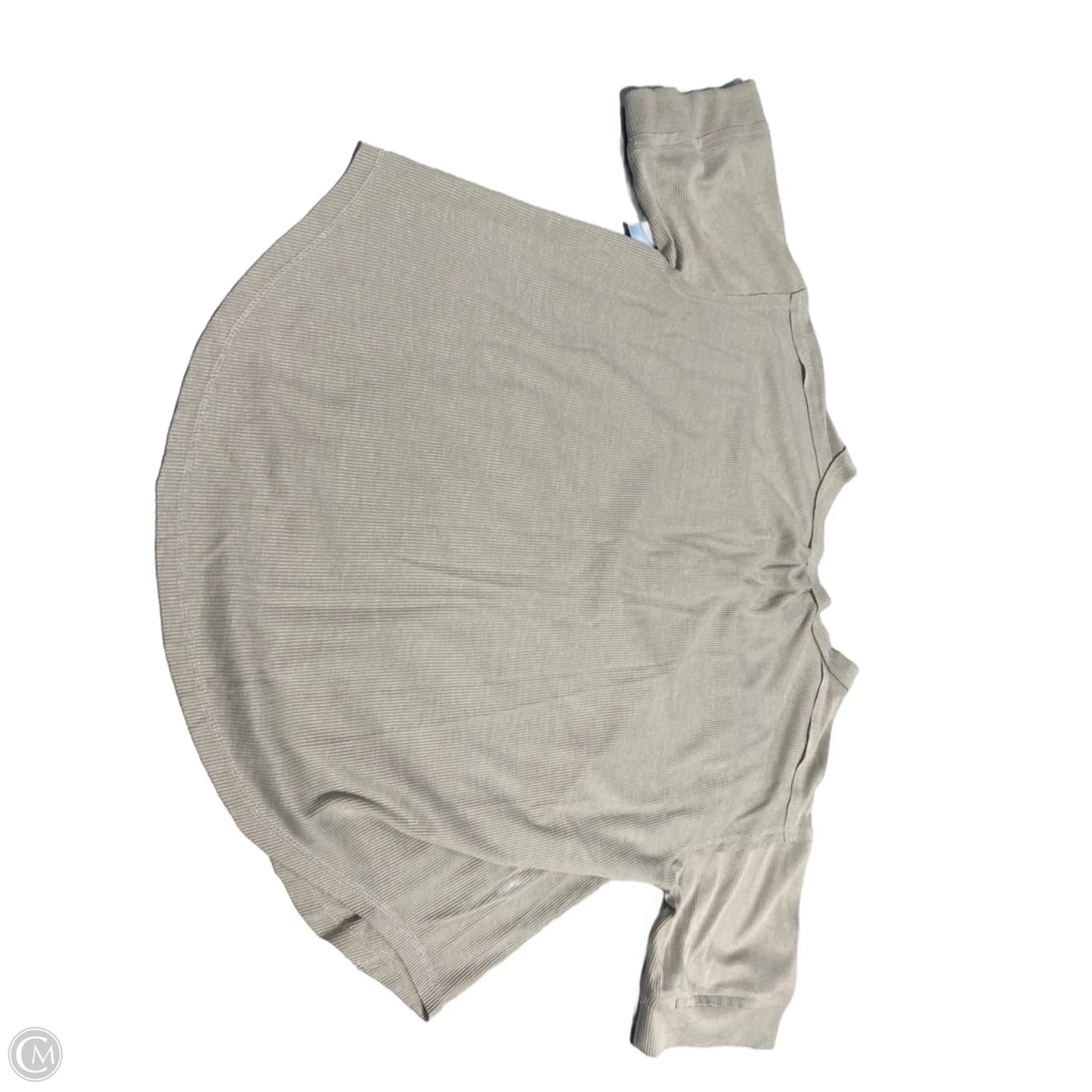 Top Short Sleeve By Pink Lily In Cream, Size: Xl