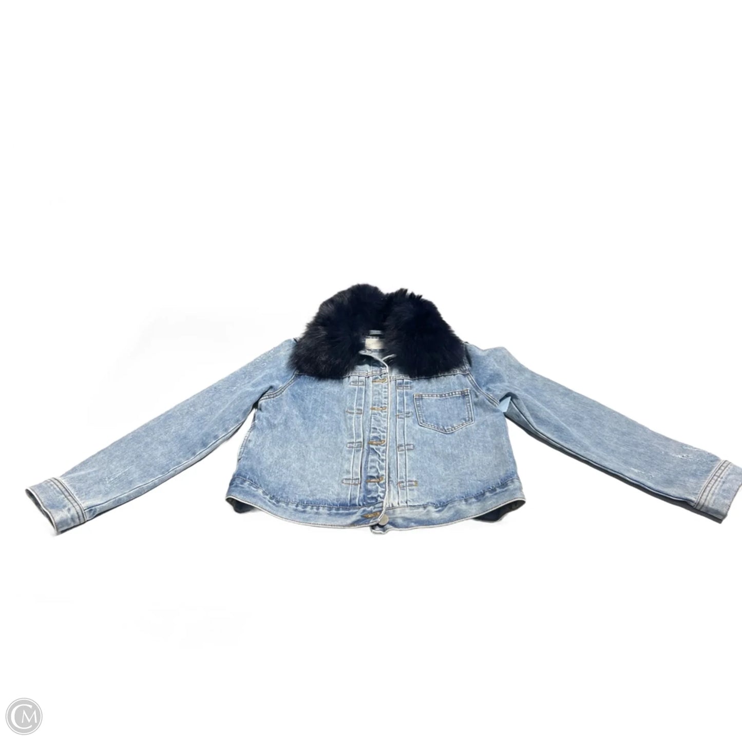 Jacket Denim By Cmc In Blue Denim, Size: S