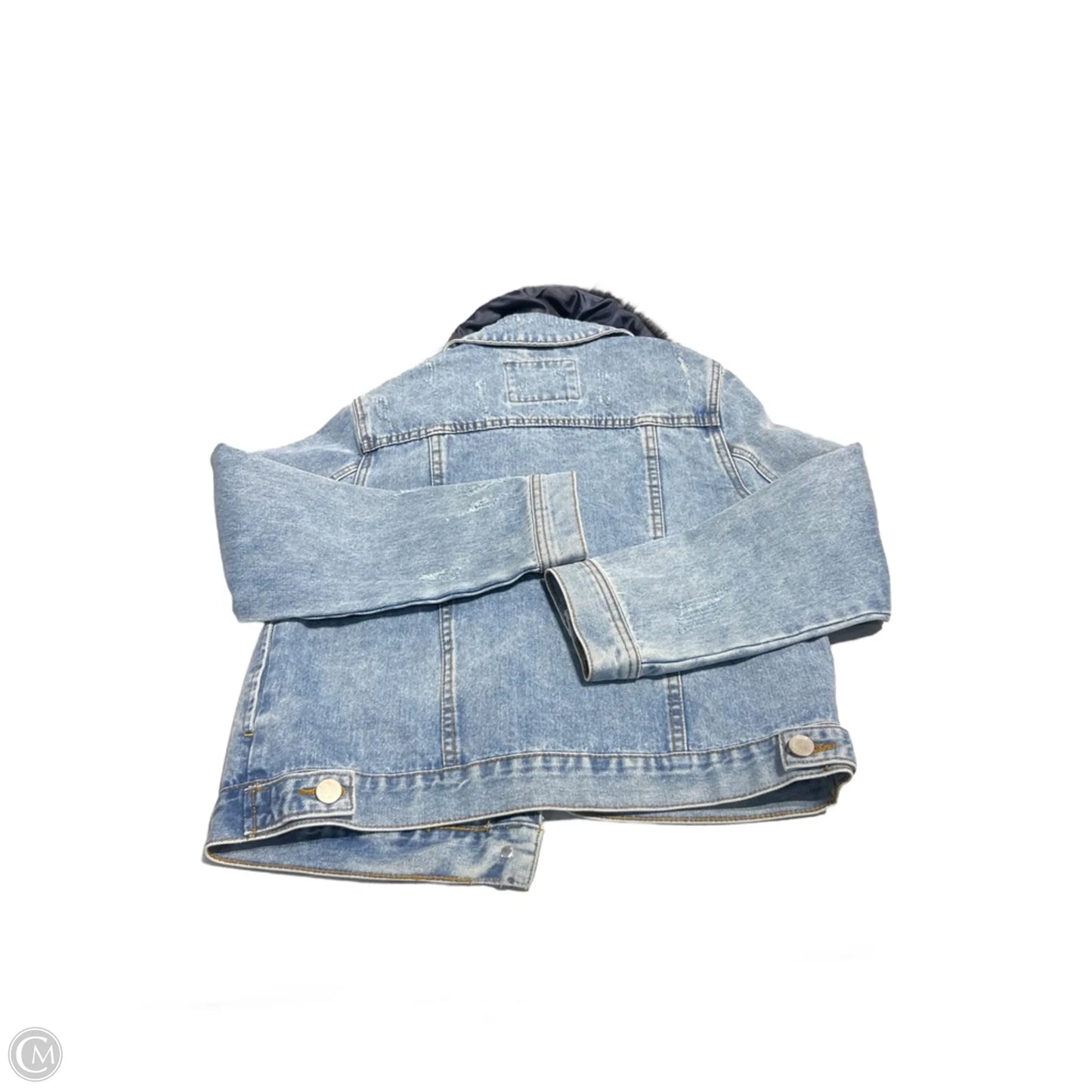 Jacket Denim By Cmc In Blue Denim, Size: S