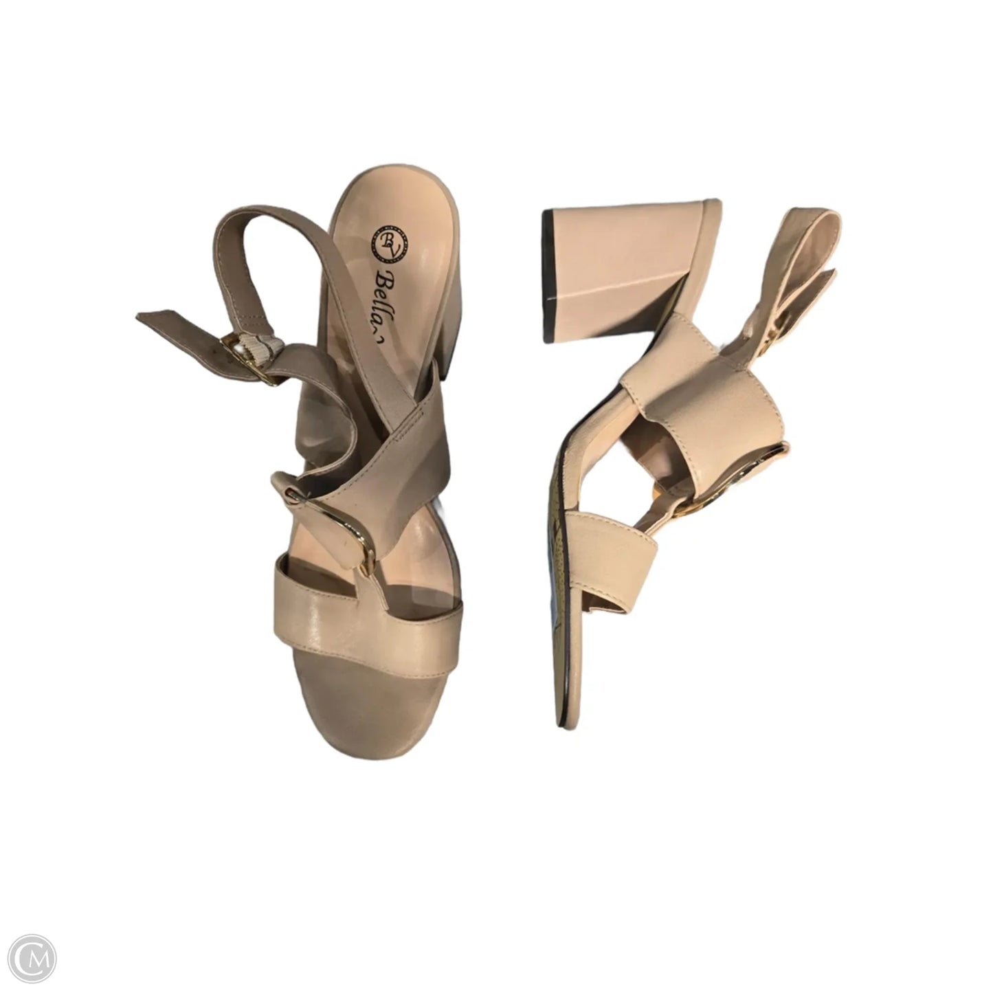 Shoes Heels Block By Cmc In Cream, Size: 10