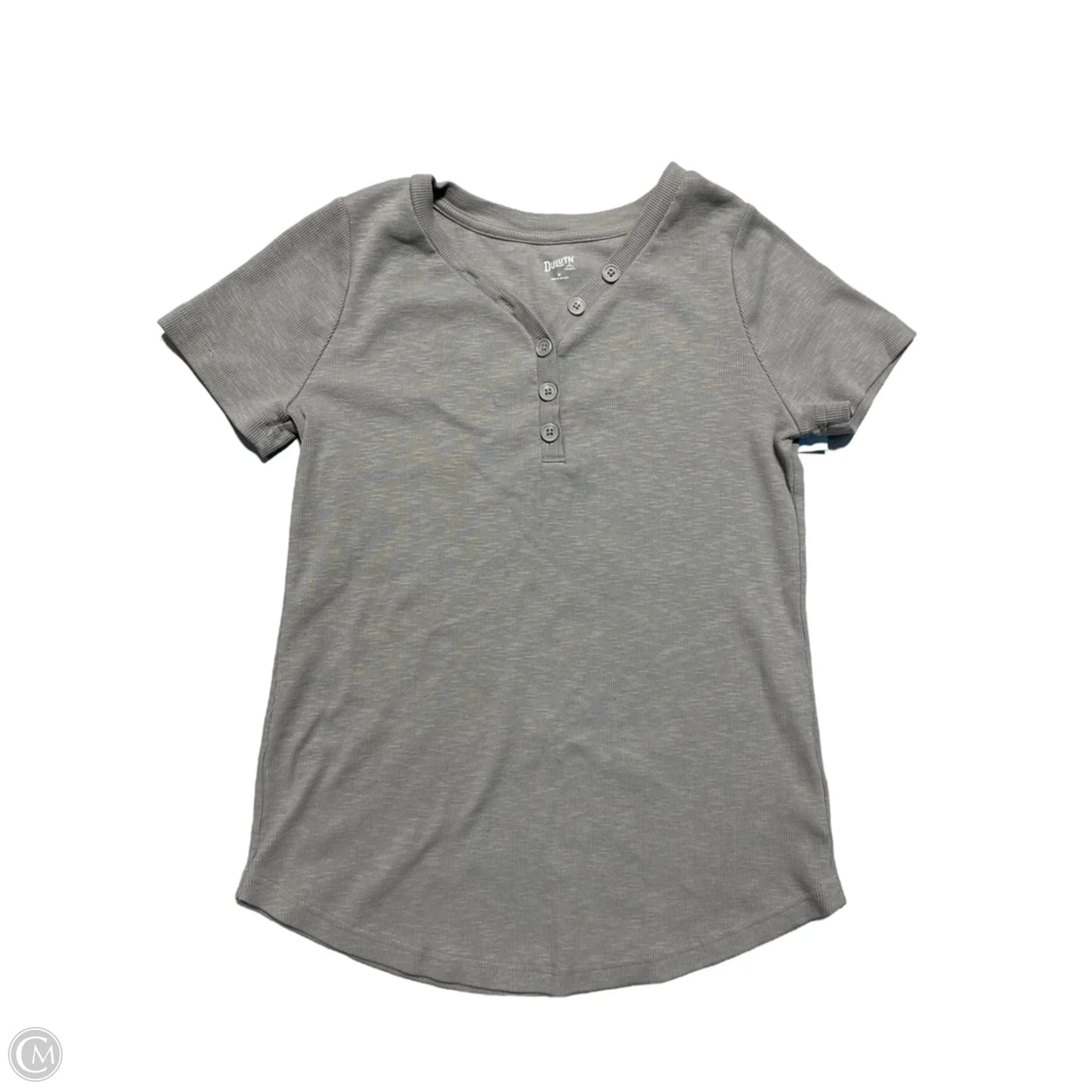 Top Short Sleeve By Duluth Trading In Grey, Size: M