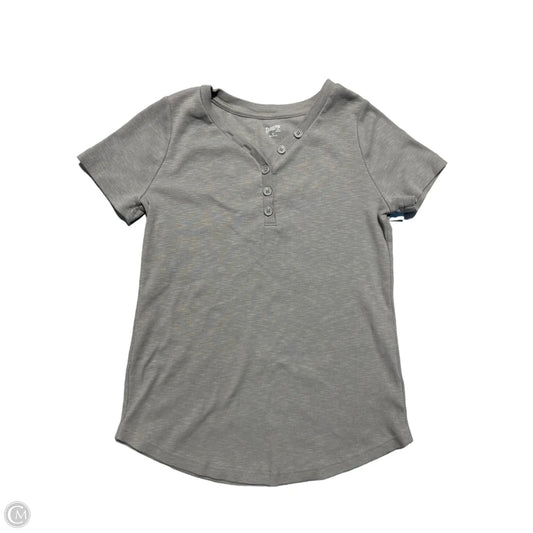 Top Short Sleeve By Duluth Trading In Grey, Size: M