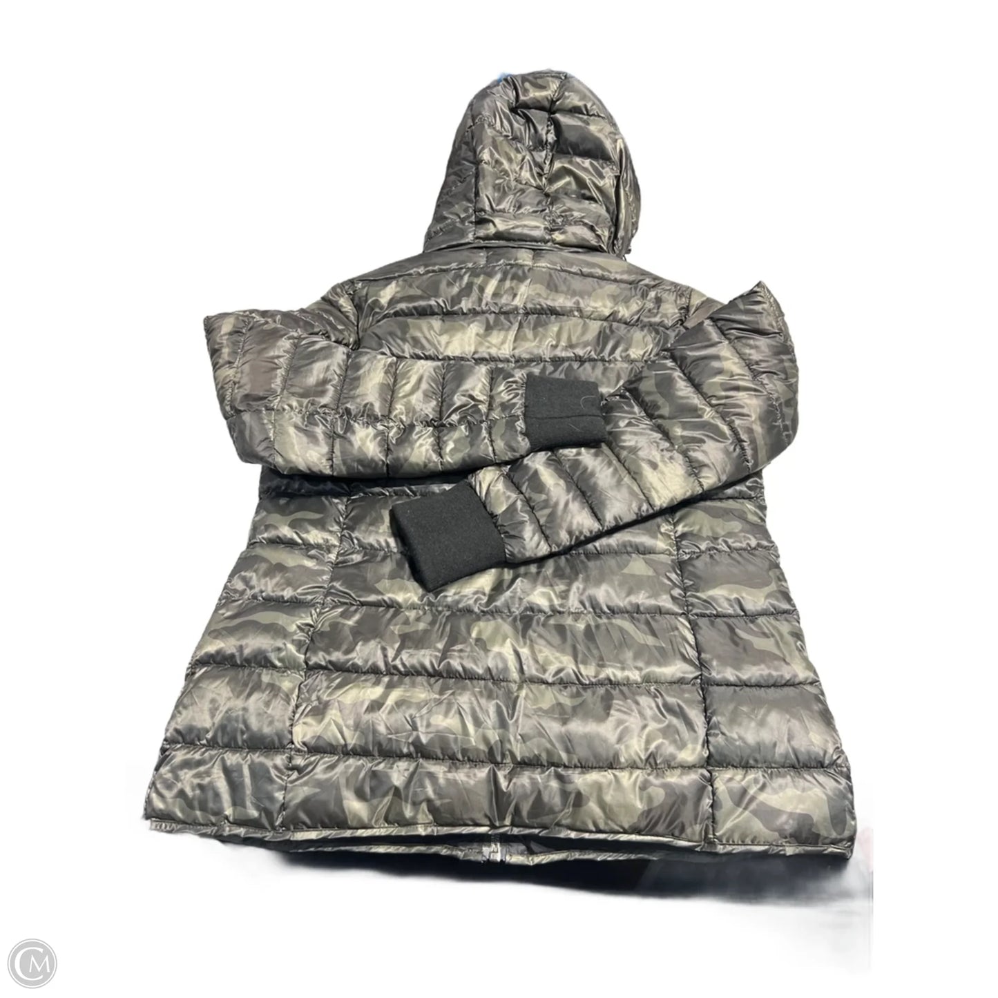 Coat Puffer & Quilted By Charlie B In Camouflage Print, Size: S