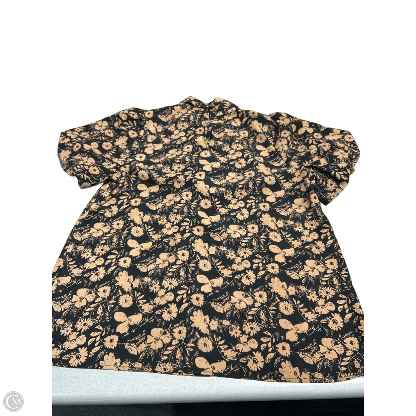 Top Short Sleeve By Entro In Black, Size: L