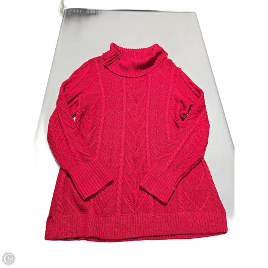 Sweater By Cj Banks In Red, Size: 1x