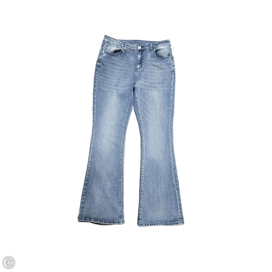 Jeans Boot Cut By Cmc In Blue Denim, Size: 8