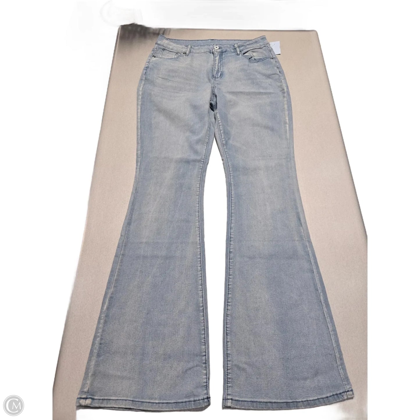 Jeans Boot Cut By Cmc In Blue Denim, Size: 8