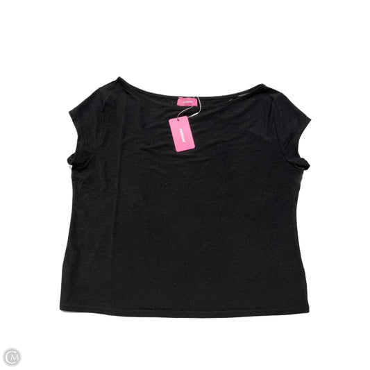 Top Short Sleeve By Edikted In Black, Size: L