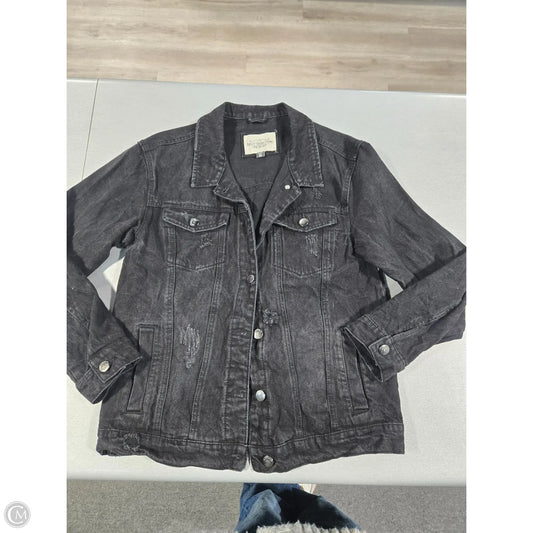 Jacket Denim By Cmc In Black, Size: M